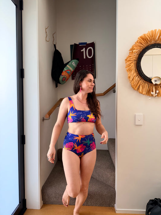 Emily Bikini Set in Midnight Paradise