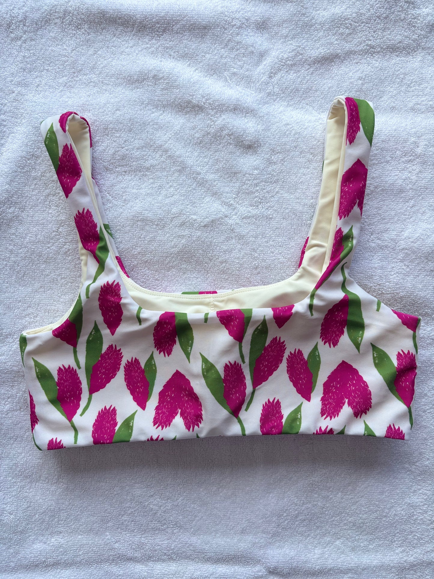 Emily Bikini Top — Pink Ginger