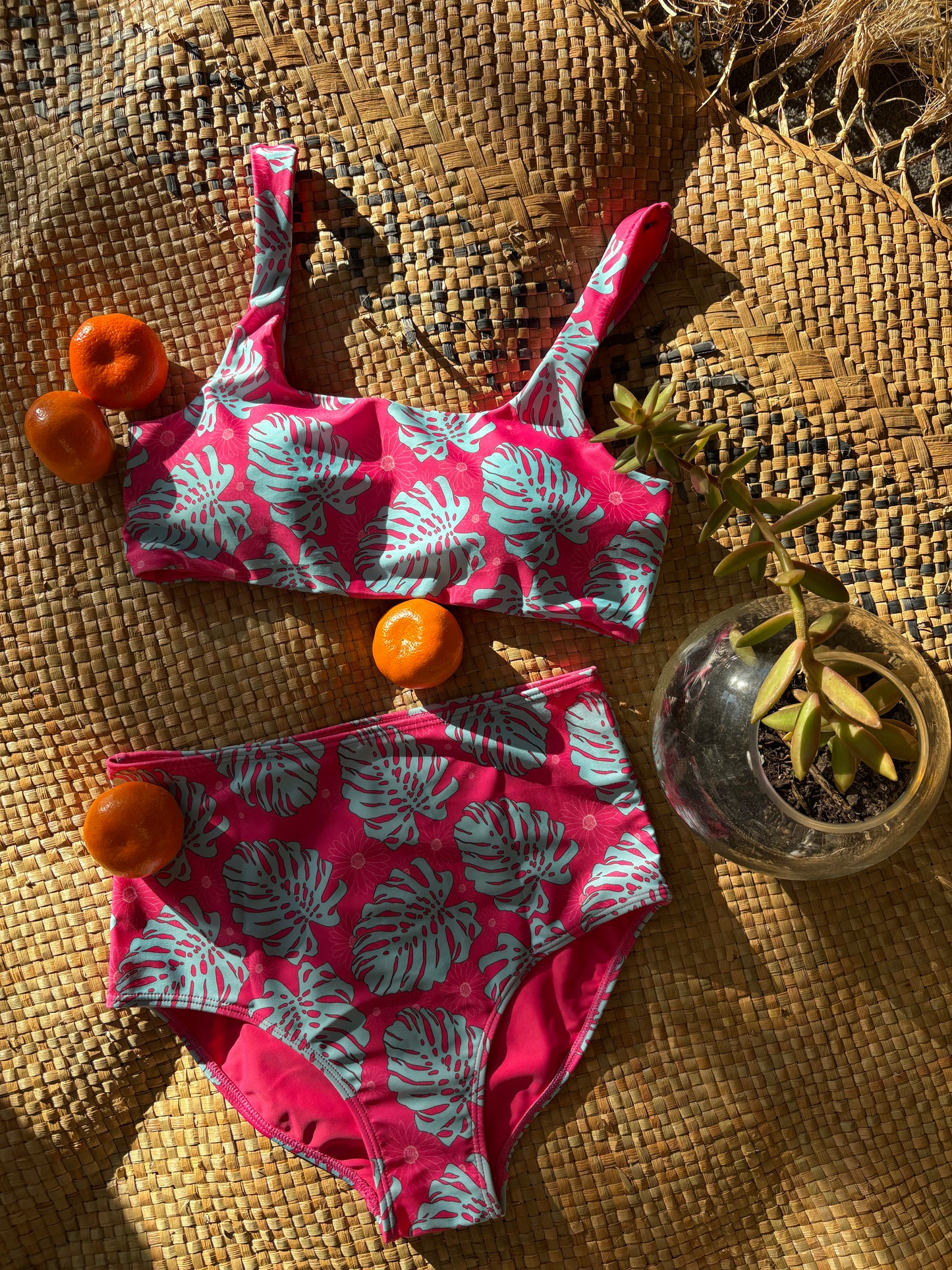 Emily Bikini Set in Bubblegum Pink