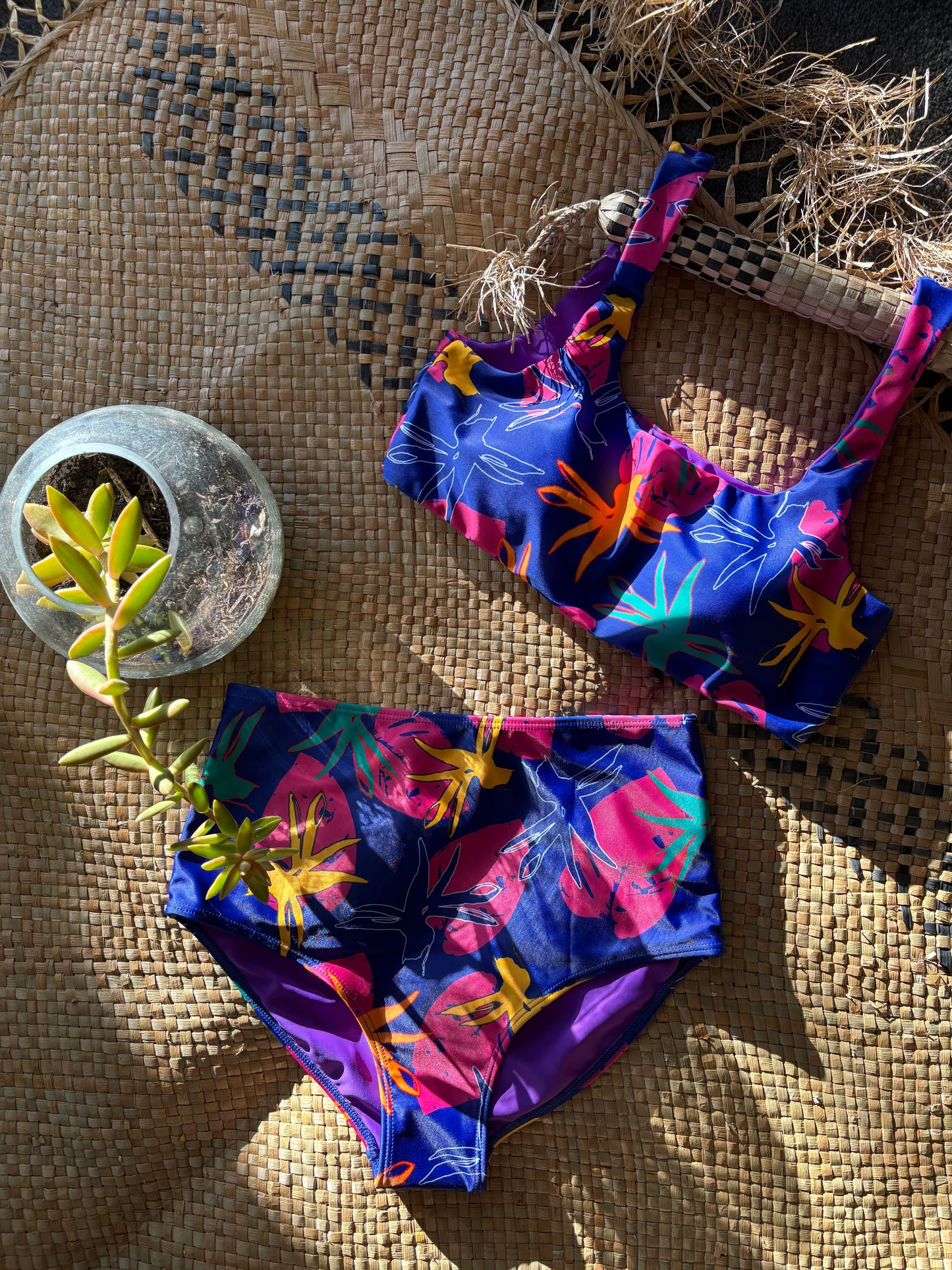 Emily Bikini Set in Midnight Paradise