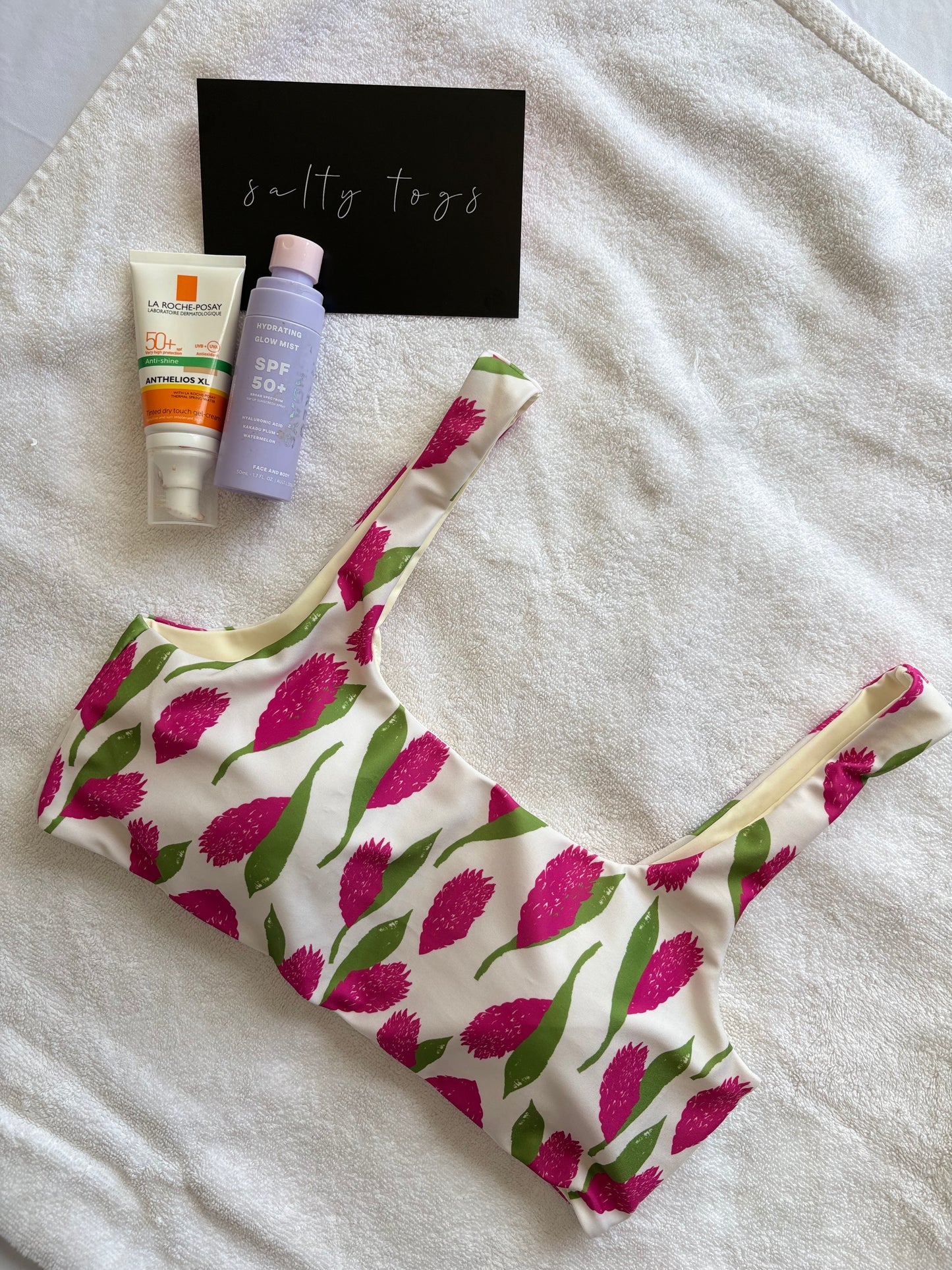 Emily Bikini Top — Pink Ginger