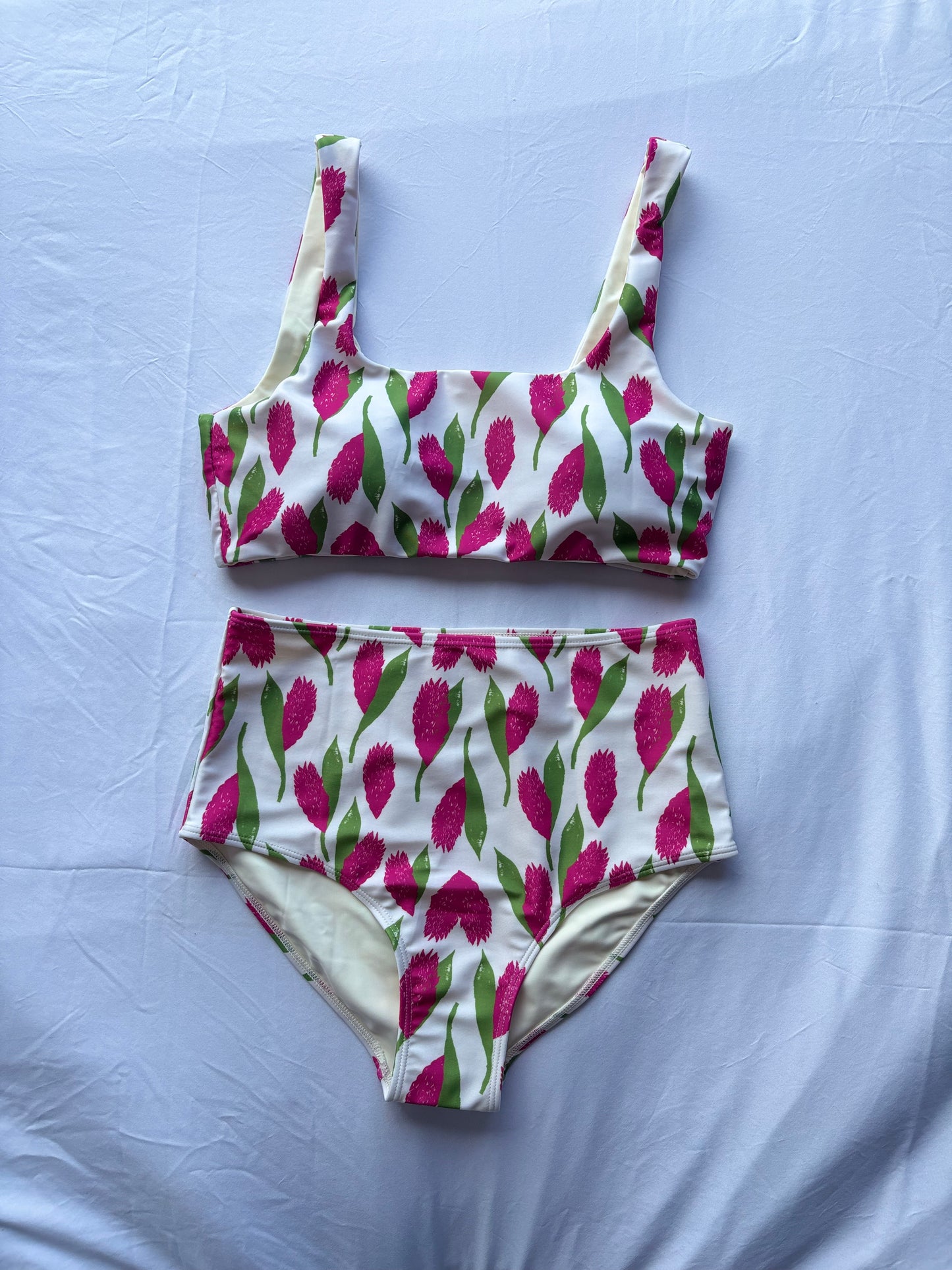 Emily Bikini Set in Pink Ginger