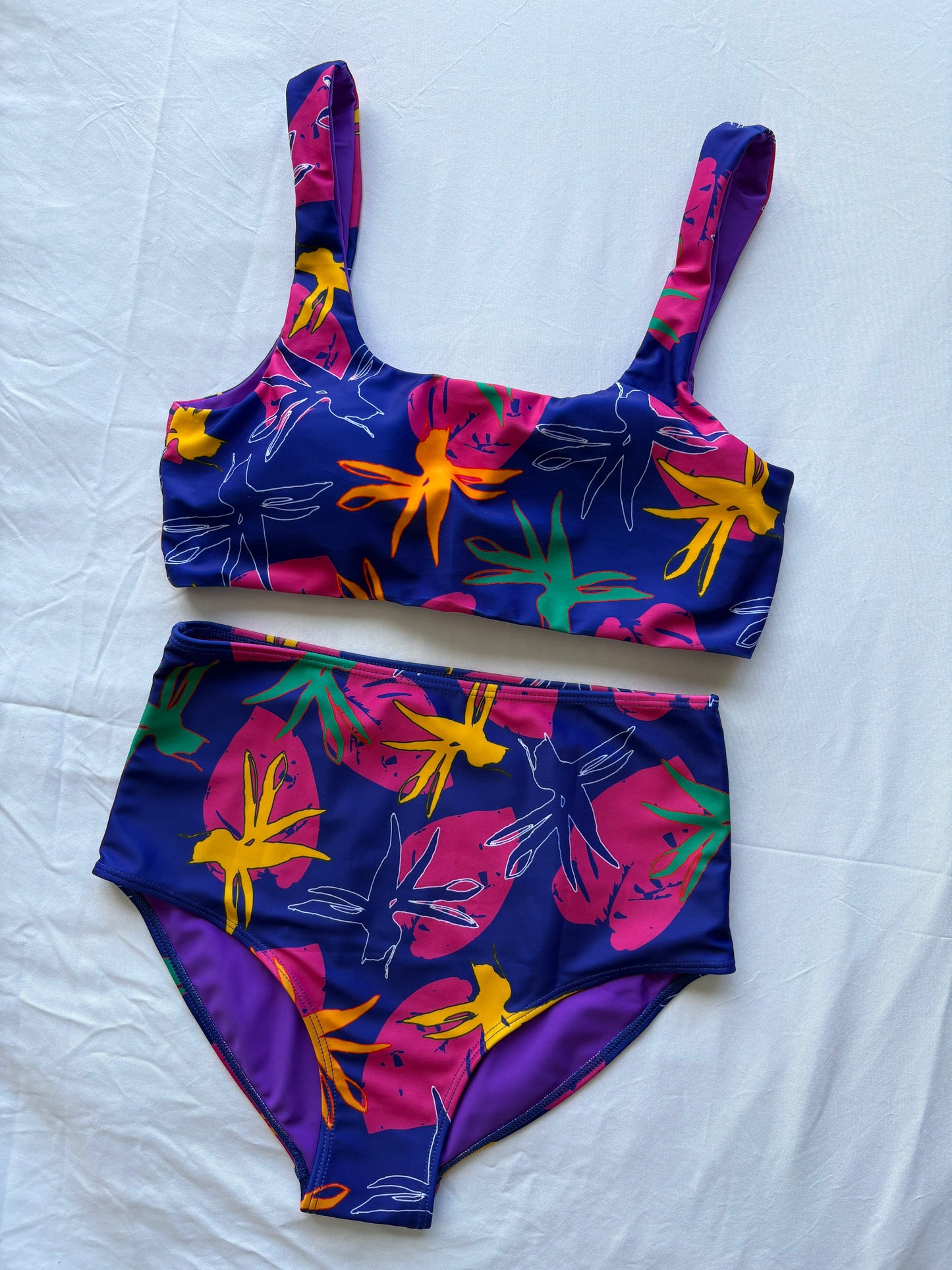 Emily Bikini Set in Midnight Paradise