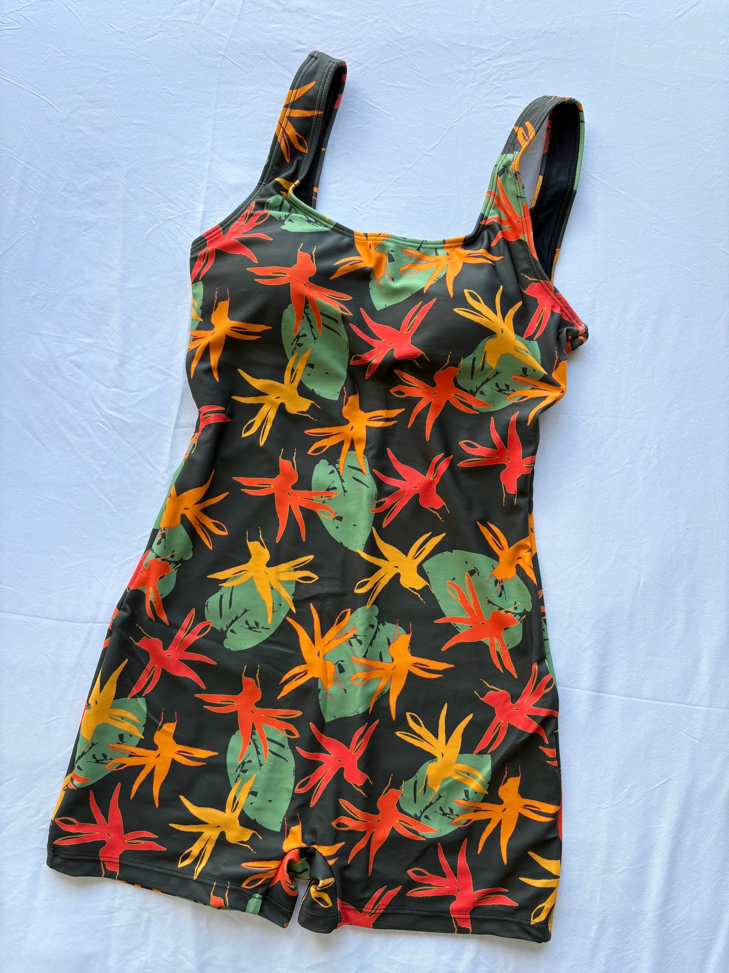 Tekela one-piece in Charcoal