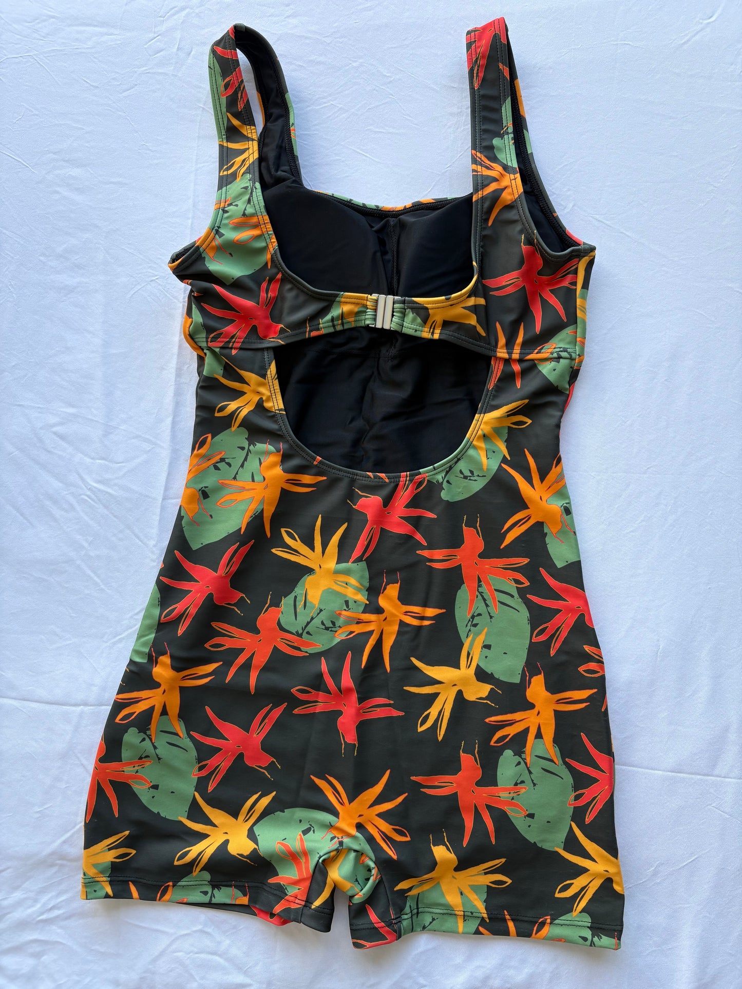 Tekela one-piece in Charcoal