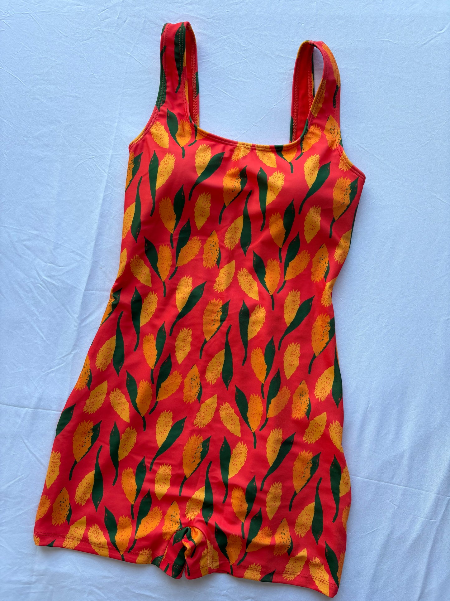 Tekela one piece in Neon Coral