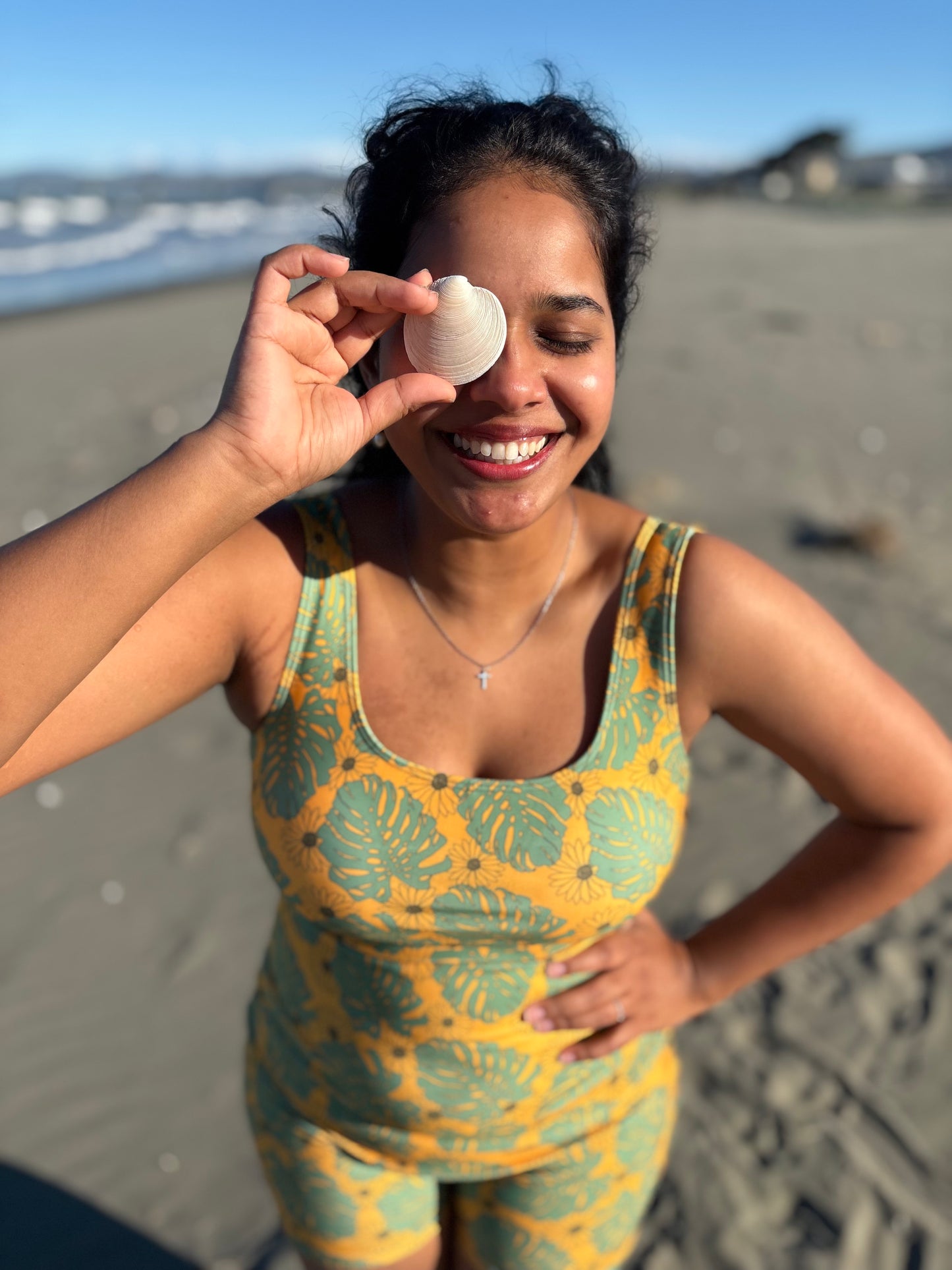 Tekela one-piece in Sunrise Yellow