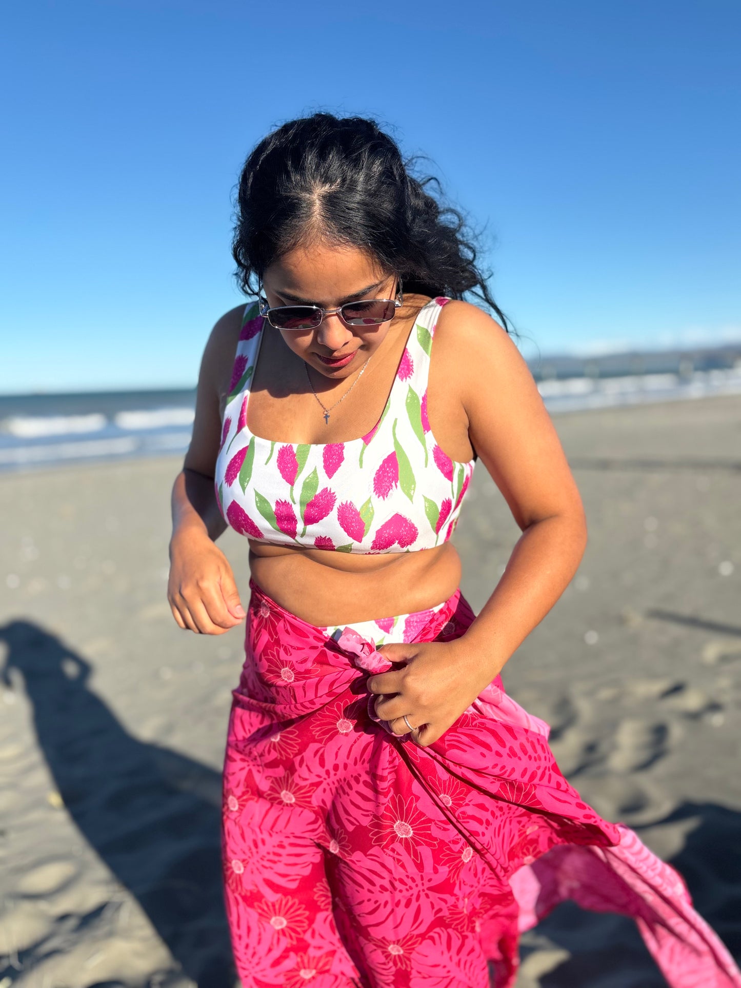 Emily Bikini Top — Pink Ginger