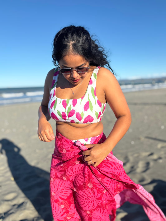 Emily Bikini Top — Pink Ginger