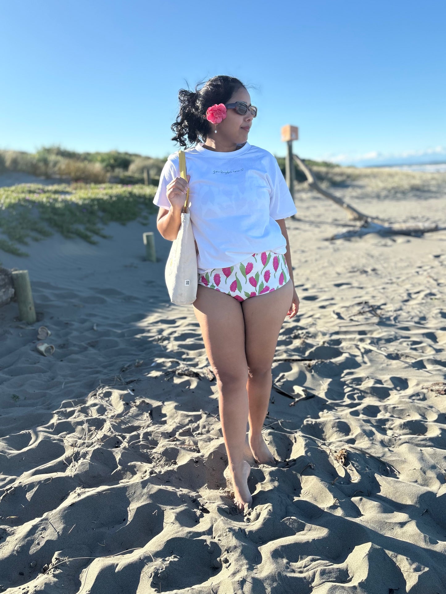 Emily Bikini Bottom — Pink Ginger